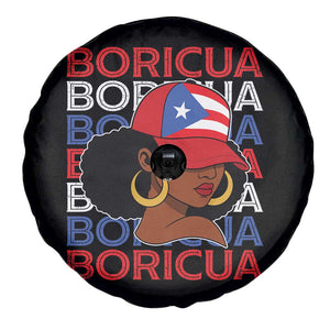 Puerto Rico Boricua Girl Proud Puerto Rican Hispanic Heritage Spare Tire Cover TS11 Print Your Wear