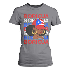Puerto Rico Boricua Girl Proud Puerto Rican Hispanic Heritage T Shirt For Women TS11 Charcoal Print Your Wear