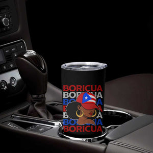 Puerto Rico Boricua Girl Proud Puerto Rican Hispanic Heritage Tumbler Cup TS11 Print Your Wear
