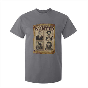 Latin America's Most Wanted Revolution Latino Hispanic Heritage T Shirt For Kid Wanted Sign TS11 Charcoal Print Your Wear
