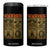 Latin America's Most Wanted 4 in 1 Can Cooler Tumbler Mexican Revolution Latino Hispanic Heritage TS11 One Size: 16 oz Black Print Your Wear