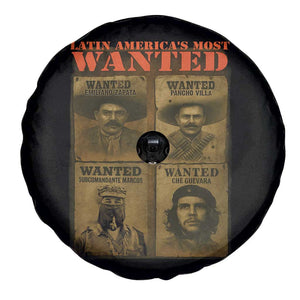 Latin America's Most Wanted Spare Tire Cover Mexican Revolution Latino Hispanic Heritage TS11 Print Your Wear