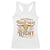 Funny Cold Milk On A Friday Night And A Onesie That Fits Just Right Racerback Tank Top Longhorn Cow Skull TS11 White Print Your Wear