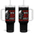 Funny Dont Mess With Old People We Didnt Get This Age By Being Stupid Tumbler With Handle Vintage Skull TS11 One Size: 40 oz Black Print Your Wear