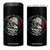 Mexican Pride 4 in 1 Can Cooler Tumbler La Patria Es Primero Coat Of Arms TS11 One Size: 16 oz Black Print Your Wear