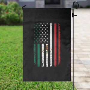 Mexican American Flag Mexican Roots Mexico America Garden Flag TS11 Print Your Wear