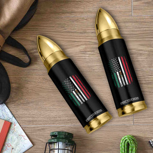 Mexican American Flag Mexican Roots Mexico America Bullet Tumbler TS11 Print Your Wear
