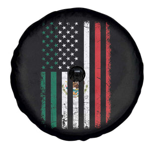 Mexican American Flag Mexican Roots Mexico America Spare Tire Cover TS11 Print Your Wear