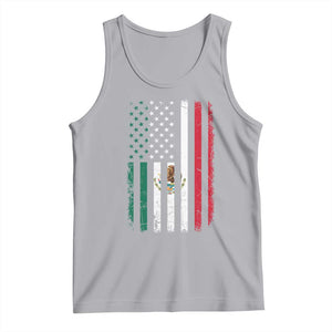Mexican American Flag Mexican Roots Mexico America Tank Top TS11 Athletic Heather Print Your Wear