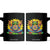 Tie Dye Frog Peace Sign Hippie Sunflower Coffee Mug TS11 Black Print Your Wear