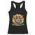 Tie Dye Frog Peace Sign Hippie Sunflower Racerback Tank Top TS11 Black Print Your Wear