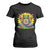 Tie Dye Frog Peace Sign Hippie Sunflower T Shirt For Women TS11 Black Print Your Wear