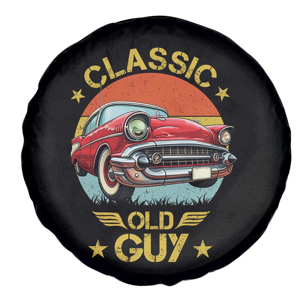 Funny Classic Old Guy Spare Tire Cover Humor Saying Classic Car Lover TS11 Print Your Wear