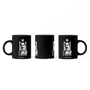 Pedro Albizu Campos Coffee Mug El Maestro Black Puerto Rico Flag TS11 Print Your Wear
