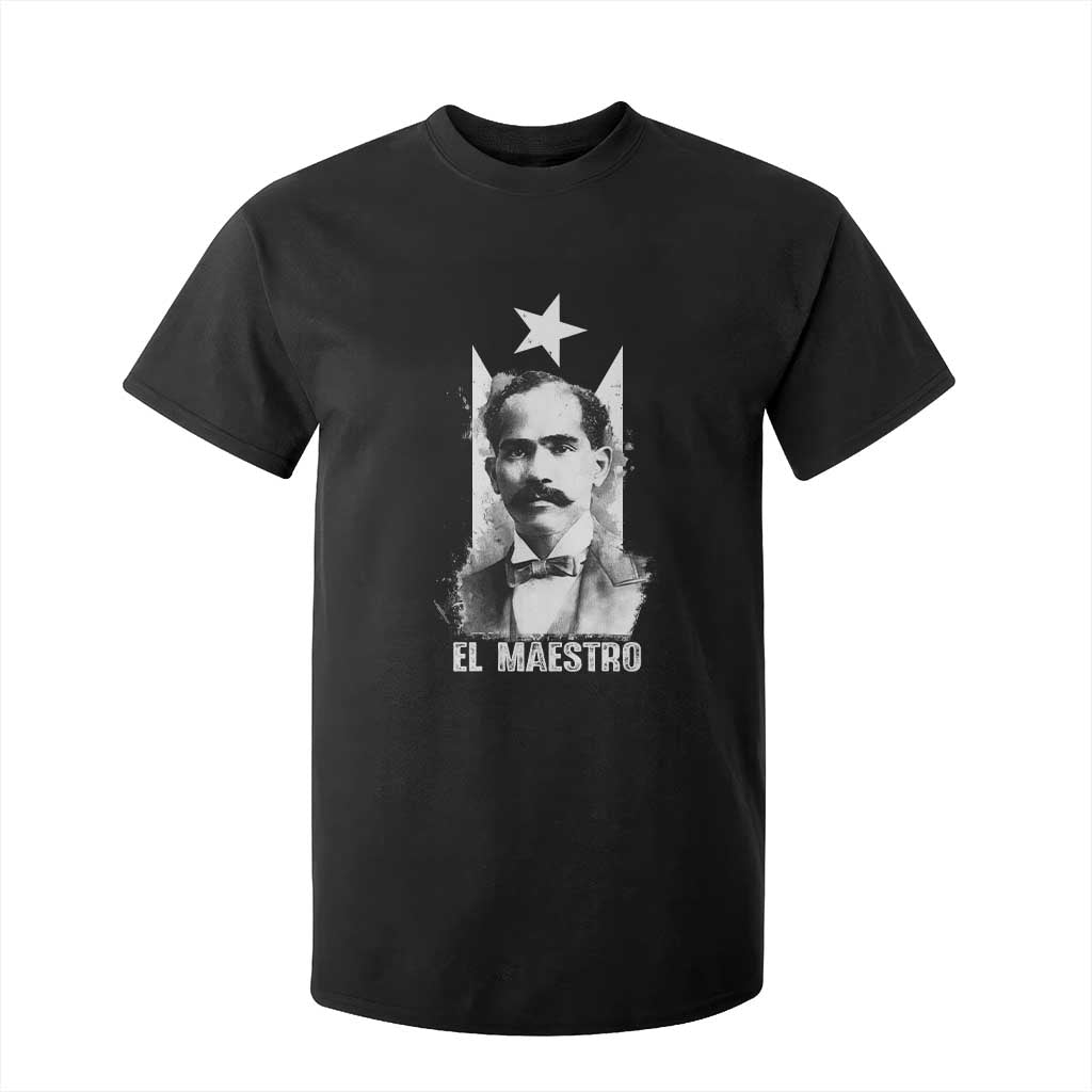 Pedro Albizu Campos T Shirt For Kid El Maestro Black Puerto Rico Flag TS11 Black Print Your Wear
