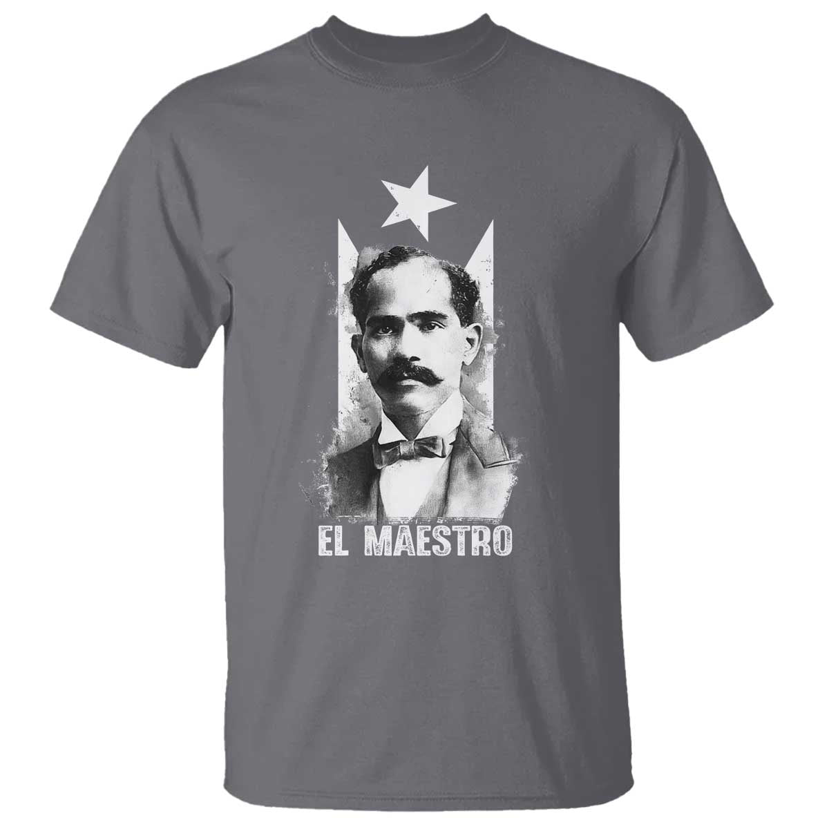 Pedro Albizu Campos T Shirt El Maestro Black Puerto Rico Flag TS11 Charcoal Print Your Wear