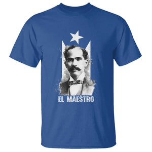 Pedro Albizu Campos T Shirt El Maestro Black Puerto Rico Flag TS11 Royal Blue Print Your Wear