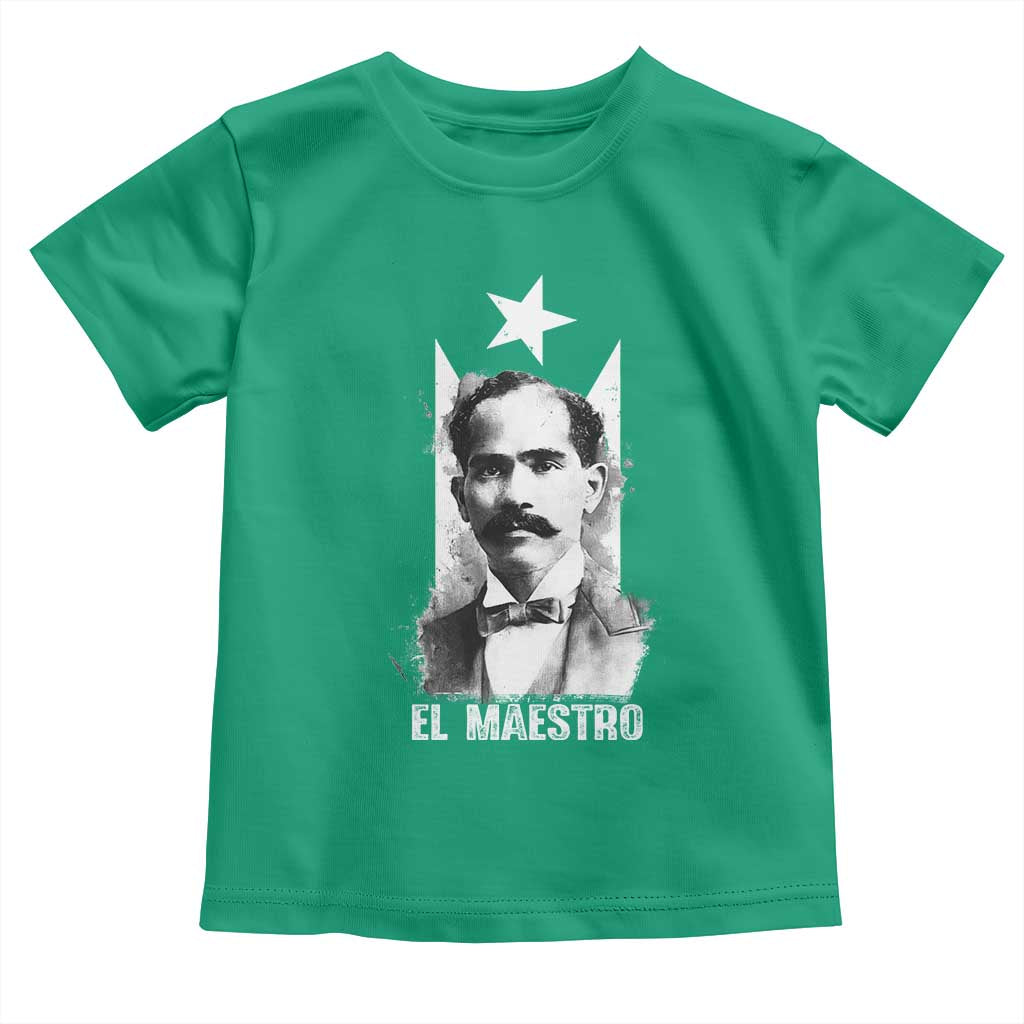 Pedro Albizu Campos Toddler T Shirt El Maestro Black Puerto Rico Flag TS11 Irish Green Print Your Wear