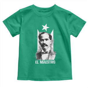 Pedro Albizu Campos Toddler T Shirt El Maestro Black Puerto Rico Flag TS11 Irish Green Print Your Wear