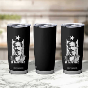 Pedro Albizu Campos Tumbler Cup El Maestro Black Puerto Rico Flag TS11 Print Your Wear