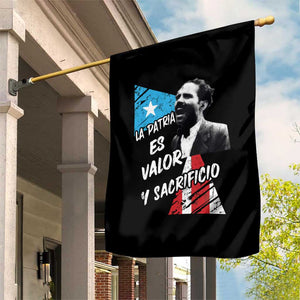 Pedro Albizu Campos Garden Flag La Patria Es Valor Y Sacrificio Puerto Rican Leader TS11 Print Your Wear