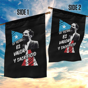Pedro Albizu Campos Garden Flag La Patria Es Valor Y Sacrificio Puerto Rican Leader TS11 Print Your Wear