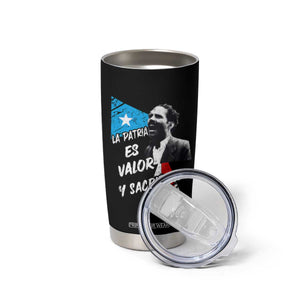 Pedro Albizu Campos Tumbler Cup La Patria Es Valor Y Sacrificio Puerto Rican Leader TS11 Print Your Wear