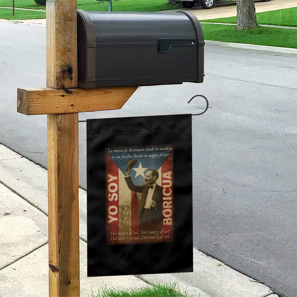 Pedro Albizu Campos Garden Flag Yo Soy Boricua Vintage Puerto Rican Flag TS11 Print Your Wear