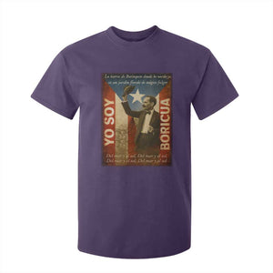 Pedro Albizu Campos T Shirt For Kid Yo Soy Boricua Vintage Puerto Rican Flag TS11 Purple Print Your Wear