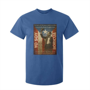 Pedro Albizu Campos T Shirt For Kid Yo Soy Boricua Vintage Puerto Rican Flag TS11 Royal Blue Print Your Wear