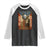 Pedro Albizu Campos Raglan Shirt Yo Soy Boricua Vintage Puerto Rican Flag - Print Your Wear