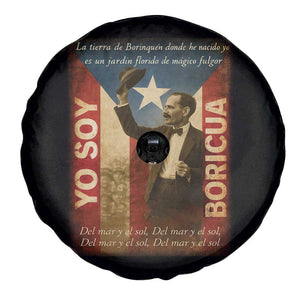 Pedro Albizu Campos Spare Tire Cover Yo Soy Boricua Vintage Puerto Rican Flag TS11 Print Your Wear