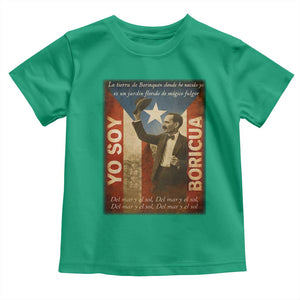 Pedro Albizu Campos Toddler T Shirt Yo Soy Boricua Vintage Puerto Rican Flag TS11 Irish Green Print Your Wear