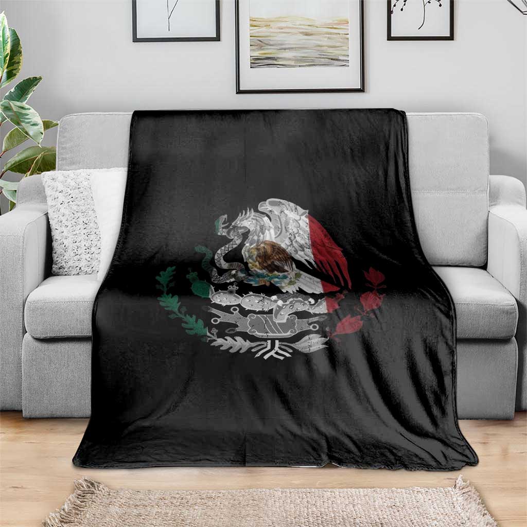 Mexico Coat Of Arms Mexican Flag Seal Symbol Throw Blanket TS11 Print Your Wear