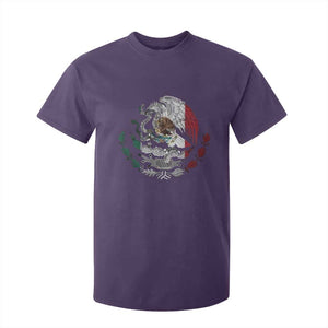 Mexico Coat Of Arms Mexican Flag Seal Symbol T Shirt For Kid TS11 Purple Print Your Wear