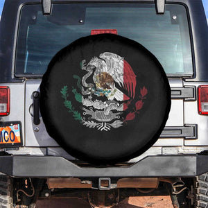 Mexico Coat Of Arms Mexican Flag Seal Symbol Spare Tire Cover TS11 No hole Black Print Your Wear