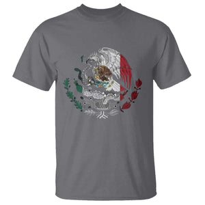 Mexico Coat Of Arms Mexican Flag Seal Symbol T Shirt TS11 Charcoal Print Your Wear