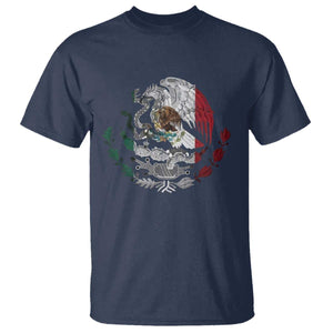 Mexico Coat Of Arms Mexican Flag Seal Symbol T Shirt TS11 Navy Print Your Wear