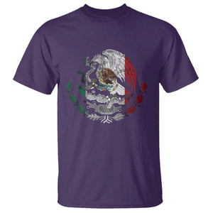 Mexico Coat Of Arms Mexican Flag Seal Symbol T Shirt TS11 Purple Print Your Wear