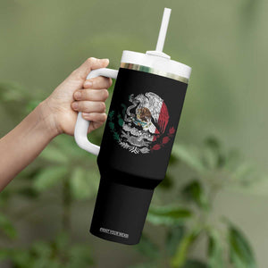 Mexico Coat Of Arms Mexican Flag Seal Symbol Tumbler With Handle TS11 Print Your Wear