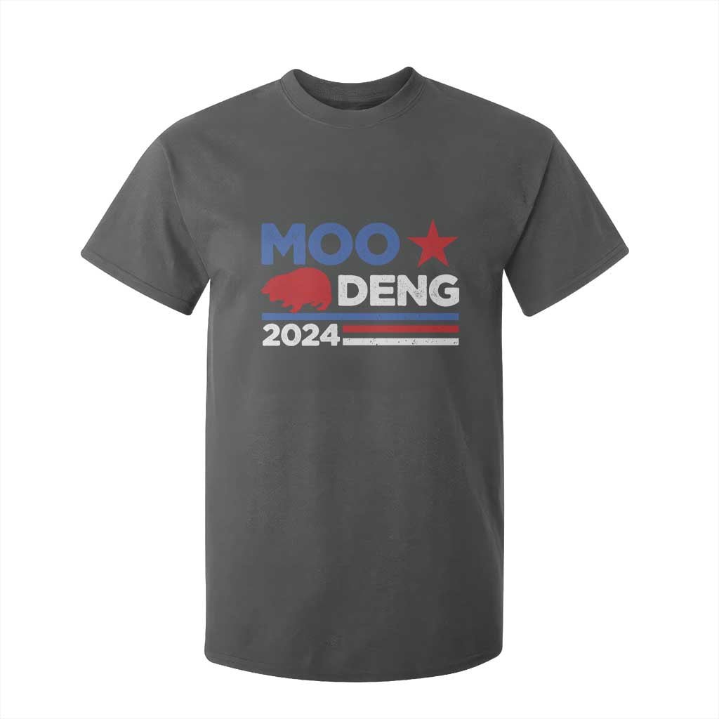 Funny Moo Deng 2024 T Shirt For Kid Star Striped TS11 Dark Heather Print Your Wear