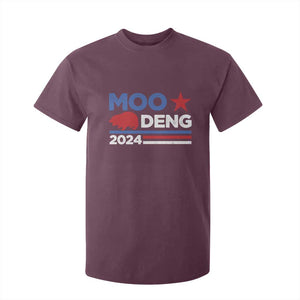 Funny Moo Deng 2024 T Shirt For Kid Star Striped TS11 Maroon Print Your Wear