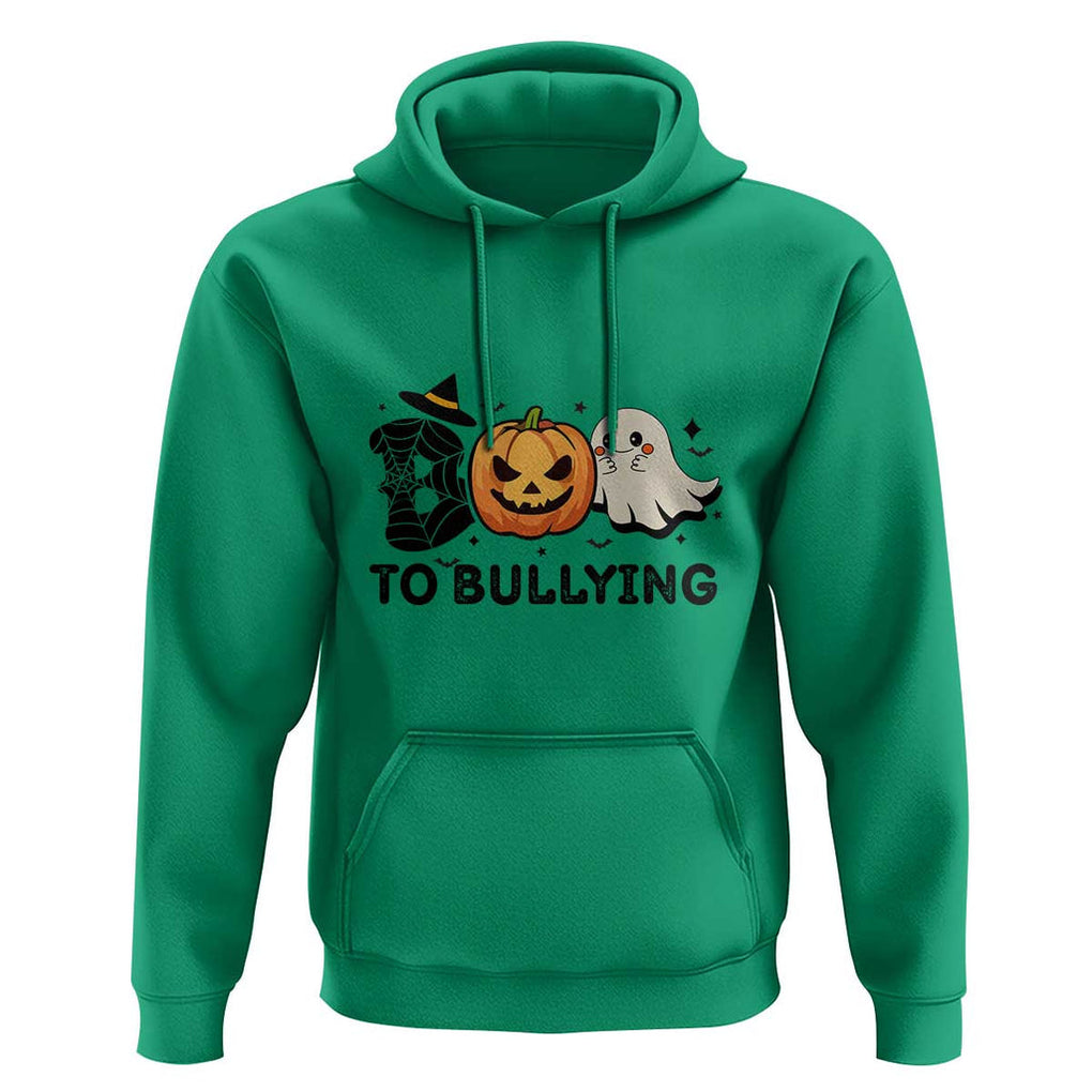 Halloween Unity Day Hoodie Boo To Bullying Anti Bullying Awareness Ghost Pumpkin TS11 Irish Green Print Your Wear