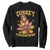 Funny Turkey And Touchdowns Sweatshirt Thanksgiving American Football Fall Season - Print Your Wear