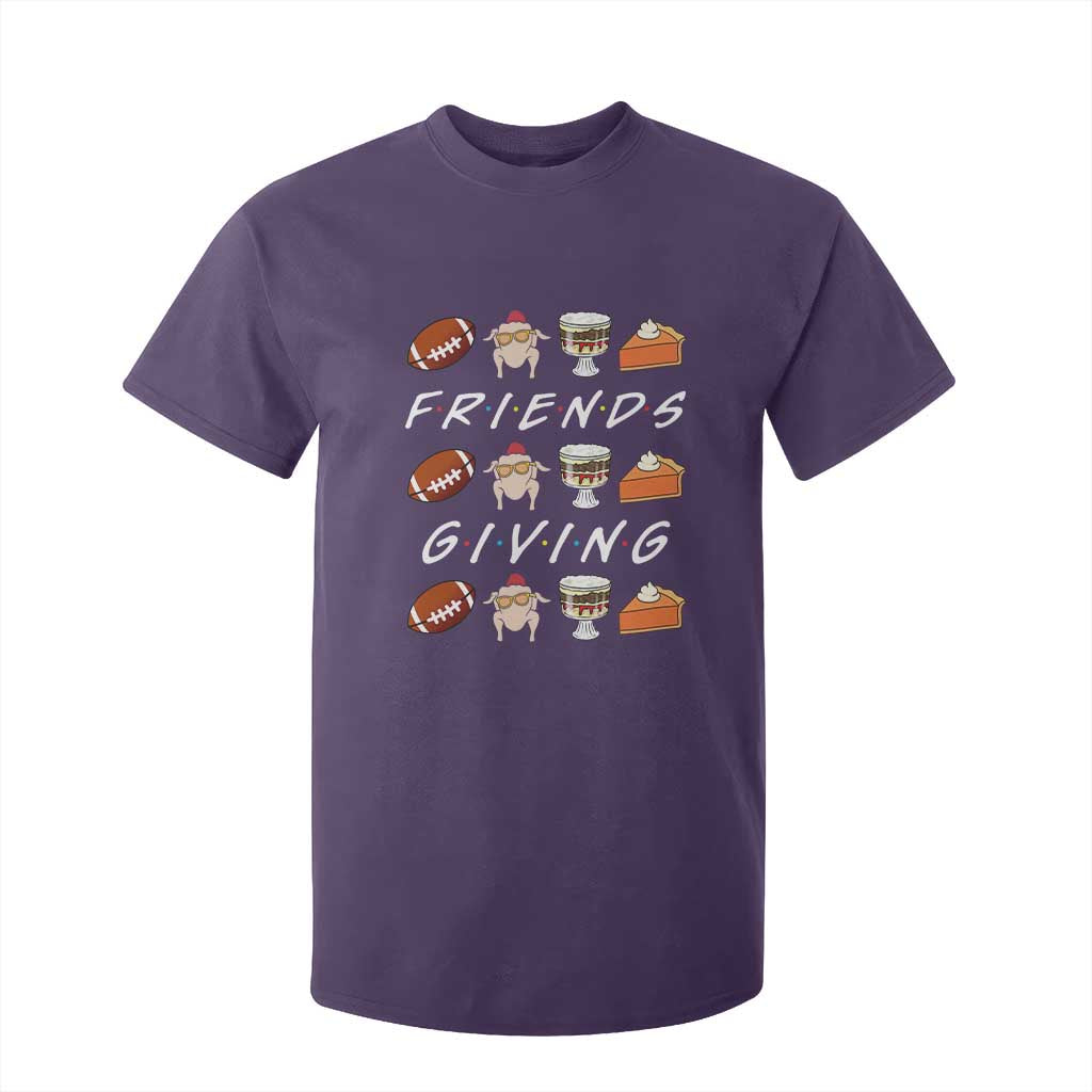 Funny Thanksgiving Thankful Friends Giving Party T Shirt For Kid TS11 Purple Print Your Wear