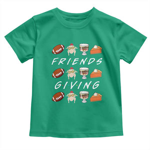 Funny Thanksgiving Thankful Friends Giving Party Toddler T Shirt TS11 Irish Green Print Your Wear