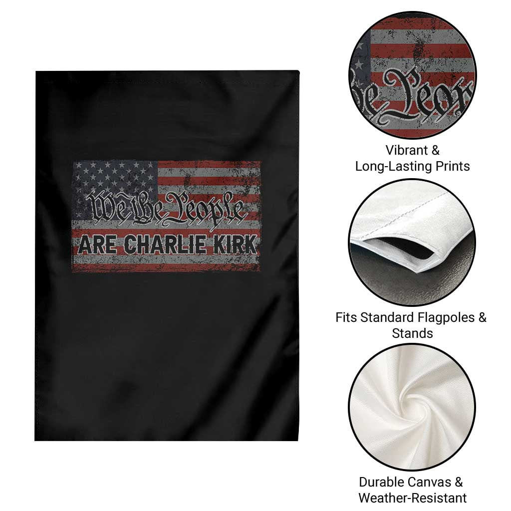 We Are Charlie Kirk Garden Flag We The People Vintage American Flag TS11 Print Your Wear