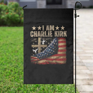 I Am Charlie Kirk Garden Flag Freedom Vintage American Flag TS11 Print Your Wear