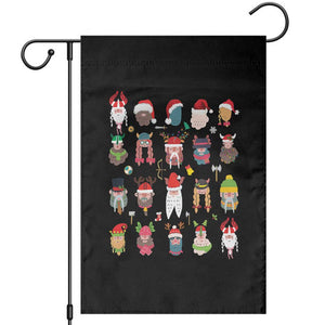 Funny Christmas Viking Garden Flag Nordic Cute Viking Warriors TS11 Black Print Your Wear