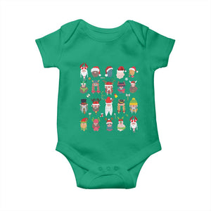Funny Christmas Viking Baby Onesie Nordic Cute Viking Warriors TS11 Irish Green Print Your Wear